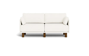 Luna - Sofa - Snowdrift - Low Arms - Tall Legs