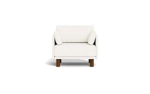 Luna - Sofa - Snowdrift - Low Arms - Tall Legs