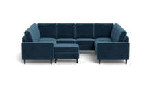 Load image into Gallery viewer, Altus - Sectional - Sapphire - Square Arms

