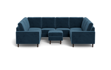 Load image into Gallery viewer, Altus - Sectional - Sapphire - Square Arms
