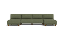 Load image into Gallery viewer, Luna - Sofa - Moss Green - High Arms - Low Legs
