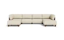 Load image into Gallery viewer, Luna - Sectional - Sunset Beige - High Arms - Low Legs

