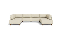 Load image into Gallery viewer, Luna - Sectional - Sunset Beige - High Arms - Low Legs
