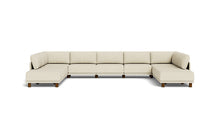 Load image into Gallery viewer, Luna - Sectional - Sunset Beige - High Arms - Low Legs
