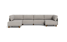Load image into Gallery viewer, Luna - Sectional - Dream Grey - High Arms - Low Legs
