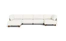 Load image into Gallery viewer, Luna - Sectional - Snowdrift - High Arms - Low Legs
