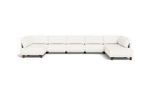 Load image into Gallery viewer, Luna - Sectional - Snowdrift - High Arms - Low Legs
