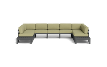 Load image into Gallery viewer, Mistral - Sectional - Pebble - Block - Fern
