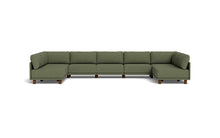 Load image into Gallery viewer, Luna - Sectional - Moss Green - High Arms - Low Legs
