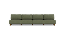 Load image into Gallery viewer, Luna - Sofa - Moss Green - High Arms - Low Legs
