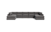 Load image into Gallery viewer, Ciello XL - Sectional - Storm Grey - Regular Arms
