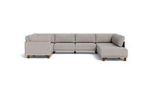 Load image into Gallery viewer, Luna - Sectional - Dream Grey - High Arms - Low Legs
