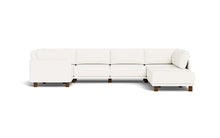 Load image into Gallery viewer, Luna - Sectional - Snowdrift - High Arms - Low Legs
