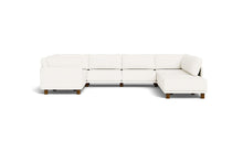 Load image into Gallery viewer, Luna - Sectional - Snowdrift - High Arms - Low Legs
