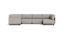 Load image into Gallery viewer, Luna - Sectional - Dream Grey - High Arms - Low Legs
