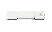 Load image into Gallery viewer, Luna - Sectional - Snowdrift - High Arms - Low Legs
