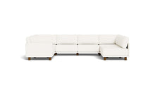 Load image into Gallery viewer, Luna - Sectional - Snowdrift - High Arms - Low Legs
