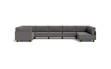 Load image into Gallery viewer, Luna - Sectional - Storm Grey - High Arms - Low Legs
