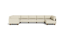 Load image into Gallery viewer, Luna - Sectional - Sunset Beige - High Arms - Low Legs
