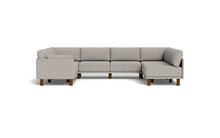 Load image into Gallery viewer, Luna - Sectional - Dream Grey - Low Arms - Tall Legs
