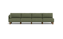 Load image into Gallery viewer, Luna - Sofa - Moss Green - Low Arms - Tall Legs
