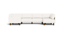 Load image into Gallery viewer, Luna - Sectional - Snowdrift - Low Arms - Tall Legs
