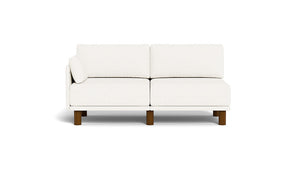 Luna - Sofa - Snowdrift - Low Arms - Tall Legs