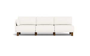 Luna - Sofa - Snowdrift - Low Arms - Tall Legs