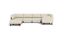 Load image into Gallery viewer, Luna - Sectional - Sunset Beige - Low Arms - Tall Legs
