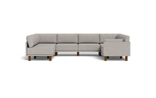 Load image into Gallery viewer, Luna - Sectional - Dream Grey - Low Arms - Tall Legs
