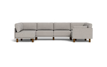 Load image into Gallery viewer, Luna - Sectional - Dream Grey - Low Arms - Tall Legs
