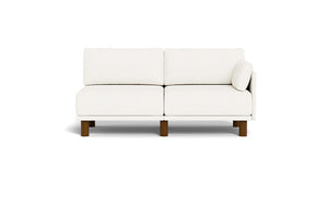 Luna - Sofa - Snowdrift - Low Arms - Tall Legs