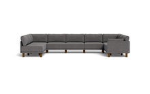 Load image into Gallery viewer, Luna - Sectional - Storm Grey - Low Arms - Tall Legs

