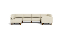 Load image into Gallery viewer, Luna - Sectional - Sunset Beige - Low Arms - Tall Legs
