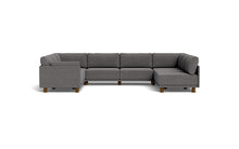 Load image into Gallery viewer, Luna - Sectional - Storm Grey - Low Arms - Low Legs
