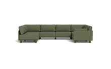 Load image into Gallery viewer, Luna - Sectional - Moss Green - Low Arms - Low Legs
