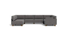 Load image into Gallery viewer, Luna - Sectional - Storm Grey - Low Arms - Low Legs
