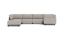 Load image into Gallery viewer, Luna - Sectional - Dream Grey - High Arms - Low Legs
