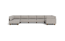 Load image into Gallery viewer, Luna - Sectional - Dream Grey - High Arms - Low Legs

