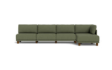 Load image into Gallery viewer, Luna - Sofa - Moss Green - High Arms - Low Legs
