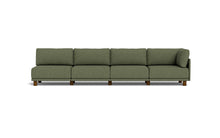 Load image into Gallery viewer, Luna - Sofa - Moss Green - High Arms - Low Legs
