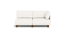 Load image into Gallery viewer, Luna - Sofa - Snowdrift - High Arms - Low Legs
