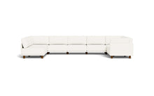 Load image into Gallery viewer, Luna - Sectional - Snowdrift - High Arms - Low Legs
