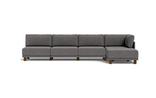 Load image into Gallery viewer, Luna - Sofa - Storm Grey - High Arms - Low Legs
