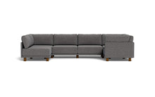 Load image into Gallery viewer, Luna - Sectional - Storm Grey - High Arms - Low Legs
