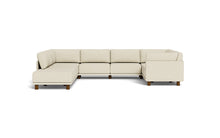 Load image into Gallery viewer, Luna - Sectional - Sunset Beige - High Arms - Low Legs
