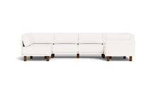 Load image into Gallery viewer, Luna - Sectional - Snowdrift - High Arms - Tall Legs
