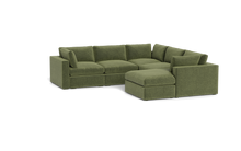 Load image into Gallery viewer, Ciello XL - Sectional - Cypress Green - Regular Arms
