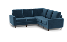 Load image into Gallery viewer, Altus - Sectional - Sapphire - Square Arms
