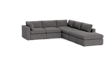 Load image into Gallery viewer, Ciello XL - Sectional - Storm Grey - Regular Arms
